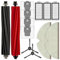 (13 Pezzi) Compatibili con Roborock Q5 Pro/ Q5 Pro+/ Q8 Max/ Q8 Max+ Kit di Accessori, 2 Spazzole a rullo, 2 Spazzole laterali, 3 Filtri, 4 Sacchetti Per la Polvere, 2 Tappetini Mop