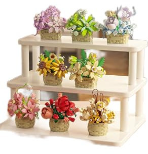 There are 2 mini flower and plant building block sets to choose from, which can be used as creative decorations or adult building block toys, and are compatible with LEGO bricks.