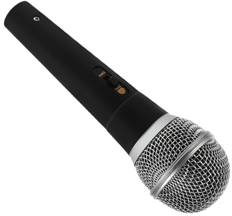 GARIOUANS Pretend Play Interview Microphone Prop Lightweight Portable for Realistic Reporting Simulation and Stage Performances for Roleplaying Young Reporters