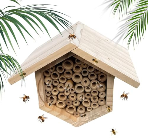 Casas De Abejas Para El Exterior Colmena Hexagonal Con Tubos