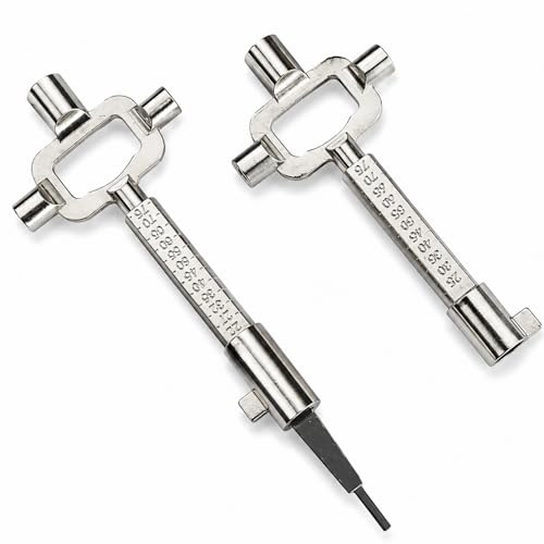 Locksmith Tools, Professional Lock Body Adjuster Set, Long and Short Spanner Design, for Precise Lock Mechanism Adjustments, Durable Steel Construction