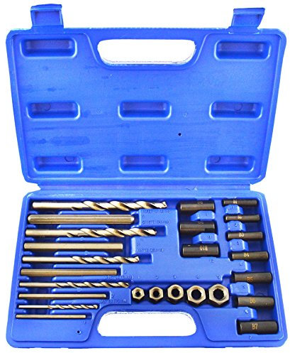 Screw Extractor Easy Out Drill and Guide Set Broken Screw/Bolt Remover AT049