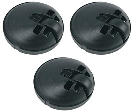 Bosch Siemens 10003191 SET 3x ORIGINAL Laufrolle Lenkrolle Laufrad Rad Gleitrolle Drehrad Gleitkufe komplett Staubsauger Bodensauger 516265