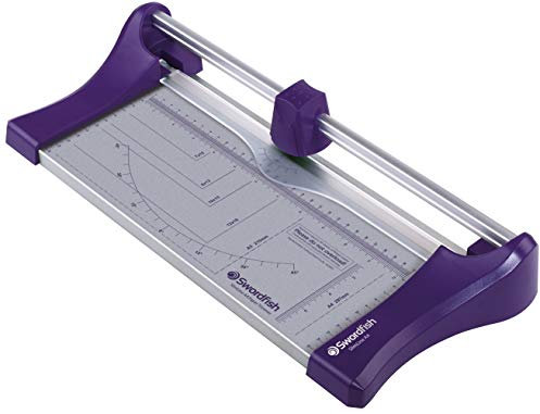 Swordfish 40359 A4 Slimline 10-Sheet Paper Trimmer [Purple]