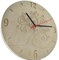 OROLOGIO FILO MURO DA PARETE in Pietra Leccese con ALBERO DELLA VITA inciso diametro 240 mod.ORPL001 dedica sul retro