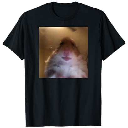 Hamster starrt in die Front Camera I Internet Hamster Meme T-Shirt