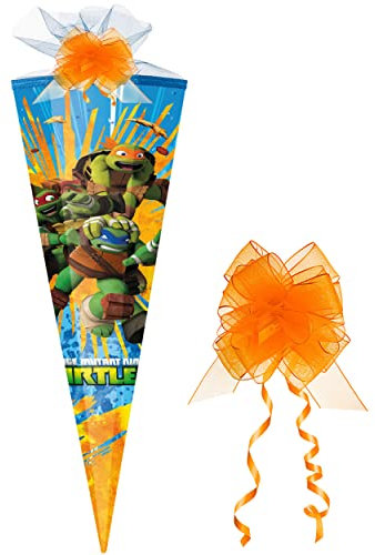 alles-meine.de GmbH komplette Füllung - Circa 200 Teile - für Schultüte - Teenage Mutant - Hero Ninja Turtles - eckig - für ALLE Zuckertüte - mit/o..