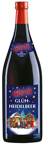 Vollrath Glüh-Heidelbeer Glühwein aus Heidelbeerwein 3 x 1,0 Liter