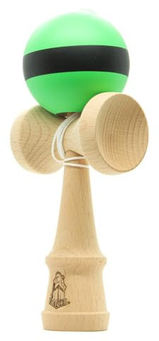 YoYo Factory Kendama – Original Holz Kendama für Anfänger & Profis – Lokal in EU hergestellt – Kendama Original und Fidget Toy - Grün/Schwarz