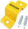 KRASER KR40Y Anclaje Suelo Antirrobo para Cadena Seguridad hasta ø40, Alta Seguridad Mas Visible, 2 Pernos Expansivos, Antirrobo Fijación Suelo Pared Cadena Parking Garaje Moto Remolque Scooter Bici