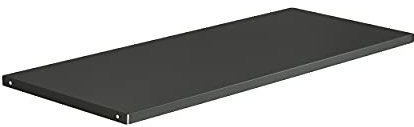 Jan Nowak Tablette pour Armoire de Bureau Rangenement Métallique Métal Revêtement par Poudre Anthracite (2 cm x 89,8 cm x 36 cm)