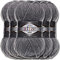 Alize 5 x 100g Superlana Midi Türkische Premium Wolle Baumwolle und Acryl Uni Handstrickgarne | Yarn | Garn | Strickgarn Einfarbig Baby zum Häkeln Stricken Kleidung Schals (Grey Melange | 21)