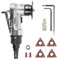 Pneumatische Anfasmaschine, Mini Anfasmaschine Handheld 45 Grad Manuelle Linear Pneumatische Anfasung Bogenfräser Trimmen Gerades Luftwerkzeug mit 1/4 Zoll Lufteinlass zum Entgraten