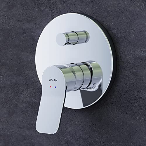 AM.PM X-Joy FXA45000 Wannen- Brausearmatur Unterputz, Wandbefestigung, mit Umsteller, für Wandmontage, leichte Installation, platzsparend, Chrom