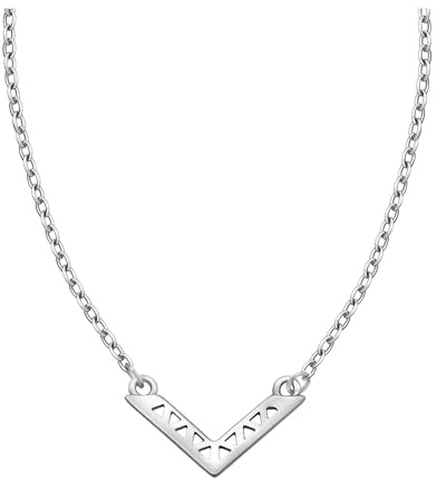 Sofia Milani - Damen Halskette 925 Silber - Dreieck Anhänger - N0455