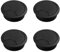 4 Pièces 60mm Bureau Oeillet Bureau Table Oeillet Câble Range Ordinateur Bureau Câble Trou Couverture Bureau Câble fil Oeillet pour la Maison et le Bureau(Noir)