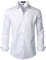 LucMatton Men's Stylish Stretch Wrinkle-Free Dress Shirt Formal Long Sleeve Slim Fit Button Down Shirts for Wedding Party White Solid XX-Large