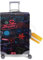 OrgaWise Kofferhülle Luggage Cover Gepäck Cover Gepäckabdeckung for Travel Luggage Schutzhülle Koffer(World, XL (29''-32''))