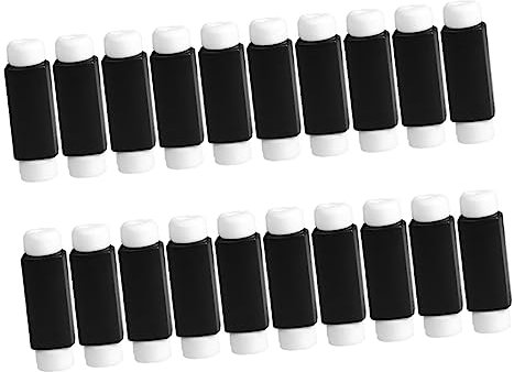Hemobllo Charger Protector 20 Pcs Cuboid Shape Protector Data Line Protective Case Bright Color Cable Portector Cable Winder Protective Cover Earphone Christmas Decor