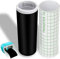 Schwarz Smart Vinyl Permanent für Cricut Joy, 14x200cm Plotterfolie Selbstklebend Vinyl Roll mit Transferfolie Plotter Roll Set Heat Transfer Vinyl für DIY T-Shirt, Tassen, Autos, Banner, Dekoration