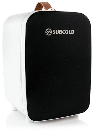 Subcold Pro15 Luxury Mini Fridge Cooler | Compact 15L Portable Small Fridge 12v & 240v | Efficient Quiet Cooling System | Ideal for Bedroom, Office, Beauty & Car (Black)