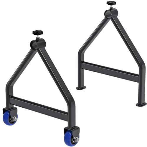 Lifeswell Extension Lead Reel Extension Cable - Portable Cable Caddy, Steel Fully Welded Wire Rack Dispenser for up to 28 Diameter Spools, 220 lbs Capacity, Black
