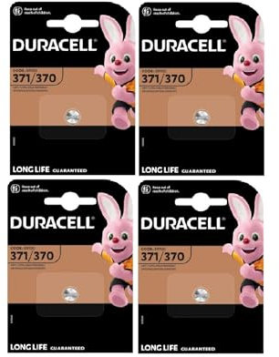 Duracell 4X 371/370 SR920 avec oxyde d'argent (4 blisters de 1 Pile) 4 Piles