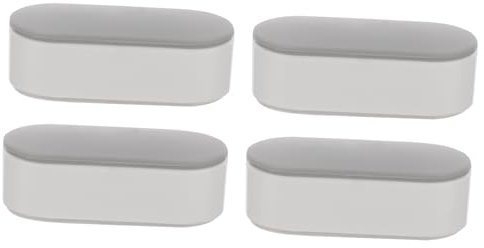 jojofuny 4 Stück Wc-sitz Dichtung Austausch Der Toilettensitzstoßstangen Abstandshalter Für Bidet-toilettensitze Toilettendichtungen Toilettenpuffer Teile Dämpfung Plastik Gummiauflage