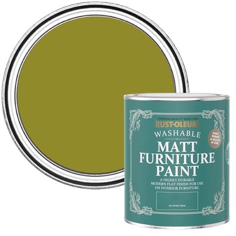 Rust-Oleum Green Furniture Paint in Matt Finish - Pickled Olive 750ml