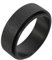 Skcess Herren Ringe Titan, Ringe Herren Schwarz Drehbar Ringe für Herren Männer Größe 60 (19.1)