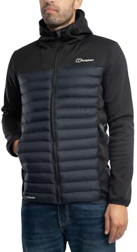 Berghaus Men's Vaskye Synthetic Insulated Jacket | Extra Warm | Durable Coat | Lightweight Design | Puffer Jacket, Black/Black, 2XL