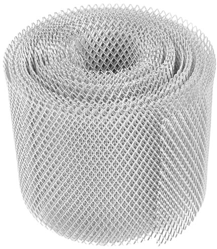 Homoyoyo 1 Rolle Dachfilter Regenrinne Deckt Den Bildschirm Ab Laubschutz Für Dachrinne Diy Dachrinnenabdeckung Dachrinne Deckt Den Bildschirm Ab Beschützer Fallrohrschutz Rostfreier Stahl