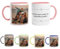 LA CASA DE LA TAZA | Taza PERSONALIZADA | Con Foto y Dedicatoria | 350 ml | Apta para Microondas | Taza Personalizada a Color (360º alrededor de la Taza) | Ideal para Familiares o Amigos (ROSA)