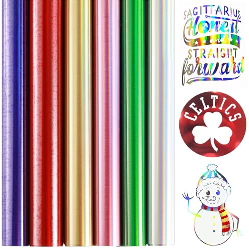 6 Stück Chamäleon Plotterfolie Textil, Heat Transfer Vinyl 30 x 25cm | Flexfolie Plotter Textil, Selbstklebend Vinylfolie Plotter für Textilien Transferfolie zum Aufbügeln für DIY T-Shirt, Stoffe