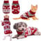 Hundepullover für den Winter, weich, dick, warm, für Welpen, Weihnachts-Rollkragen, Doppelstrickkragen, Größe S, M, L (Elch, M)