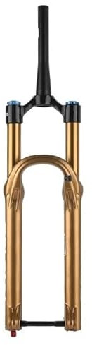 Forcella Mtb Forcella ad aria MTB 27,5/29 pollici Forcella ammortizzata 160 mm Escursione 36 mm Tubo 15x110 mm Mountain Bike Ammortizzazione regolabile Forcella for bici Forcelle Rigide Mtb(29-Gold)