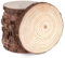 Truevaste Holzscheiben 24er Set 12-13 cm Runde Baumscheiben ohne Loch für DIY Basteln, Hochzeit, Weihnachten – Natur Holzscheiben Deko, 10mm Dicke