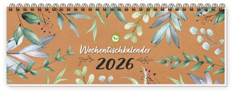 Trötsch Wochentischkalender Natur 2026: Tischkalender Wochenkalender