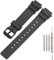 Reisn Uhrenarmband kompatibel mit Casio MRW-200H Herren Damen Schwarz Metallschnalle MRW200H Ersatzarmband