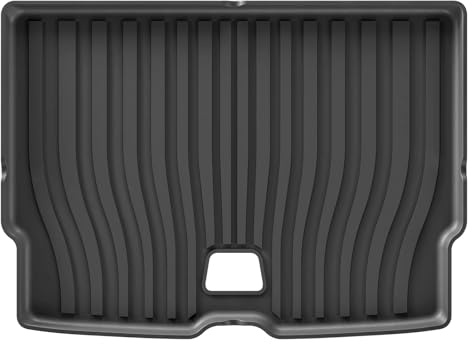 Alfombra Estera Maletero para Volvo EX30 2024 2025 Revestimiento Carga Almohadilla Maletero TPE 3D Impermeable Bandeja Sin Olor Color Negro Funda Maletero Coche