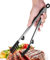 Tenacillas para Espaguetis,Tenacillas De Servir De Silicona Para Pasta | Utensilio De 30 Cm Con Mango De Acero Inoxidable Para Cocina Parrilla Buffet Camping Barbacoa Restaurante