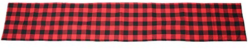 Srliya Rot-schwarz Karierter Tischläufer, Weihnachtliche Heimdekoration, 210 X 35 cm oder Tische, Partys, aus Hochwertigem Stoffmaterial