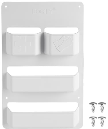 Xztrdi Trappe de service WC - Organiseur de porte pour camping-car et caravane - Rangement de porte de toilette à cassette - Étagère en polypropylène pour réservoir d'eaux usées - Compatible avec