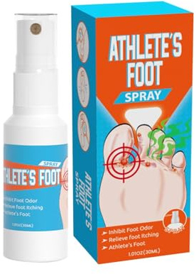 1/2PCS Spray per la cura dei piedi, Spray antifungino del piede,crema antimicotica, trattamento del piede dell'atleta ad azione rapida,formula per uomini e donne (1)
