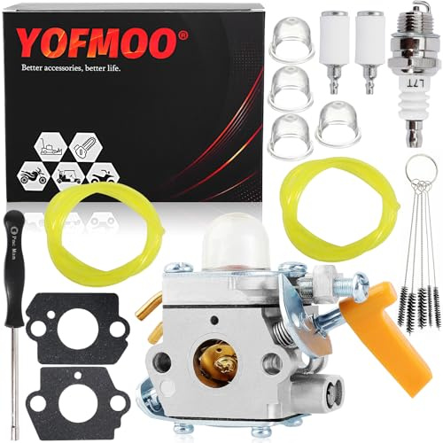 YOFMOO C1U-H60 Carburetor Compatible with Ryobi Homelite SS30 SS26 CS30 Weed Edger 25cc 26cc 30cc Leaf Blower 3074504 308054003 308054004 308054008 308054012 308054015 308054028 308054032 985624001
