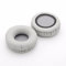 YunYiYi Leather Replacement Ear Pads Pillow Earpads Foam Cushions Cover Cups Repair Parts Compatible with JVC HA-NC250 HA-NC260 Headset Headphones (Gray)