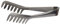 Relaxdays Pinzas de Cocina, Utensilio para Servir Espaguetis, Plateado, Acero Inoxidable