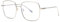 JM Blue Light Blocking Gaming Glasses Square UV400 Protection Metal Optical Computer Eyeglasses Anti Glare Eye Strain Men Women Silver