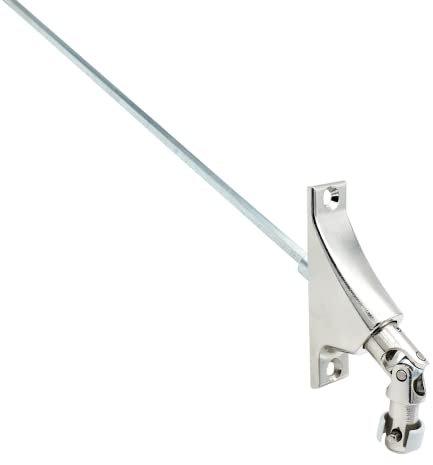Gelenklagerplatte 85x22 mit 6-Kant-Stift in der 90°-Ausführung Farbe silber