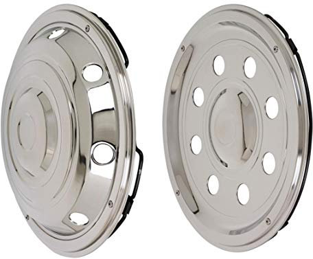 Hansen Styling Parts 4X Universelle Radzierblenden 19,5 Zoll - gerade und gewölbt - für LKW Vorder- und Hinterachse